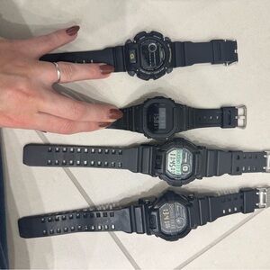 G shock men’s black watch.